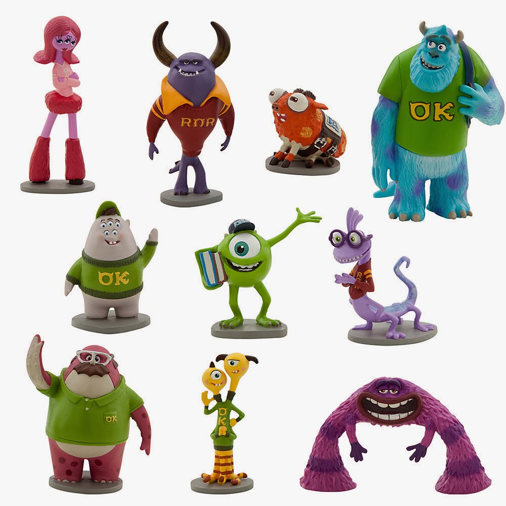 Figuras de Monstruos University (Disney Store)